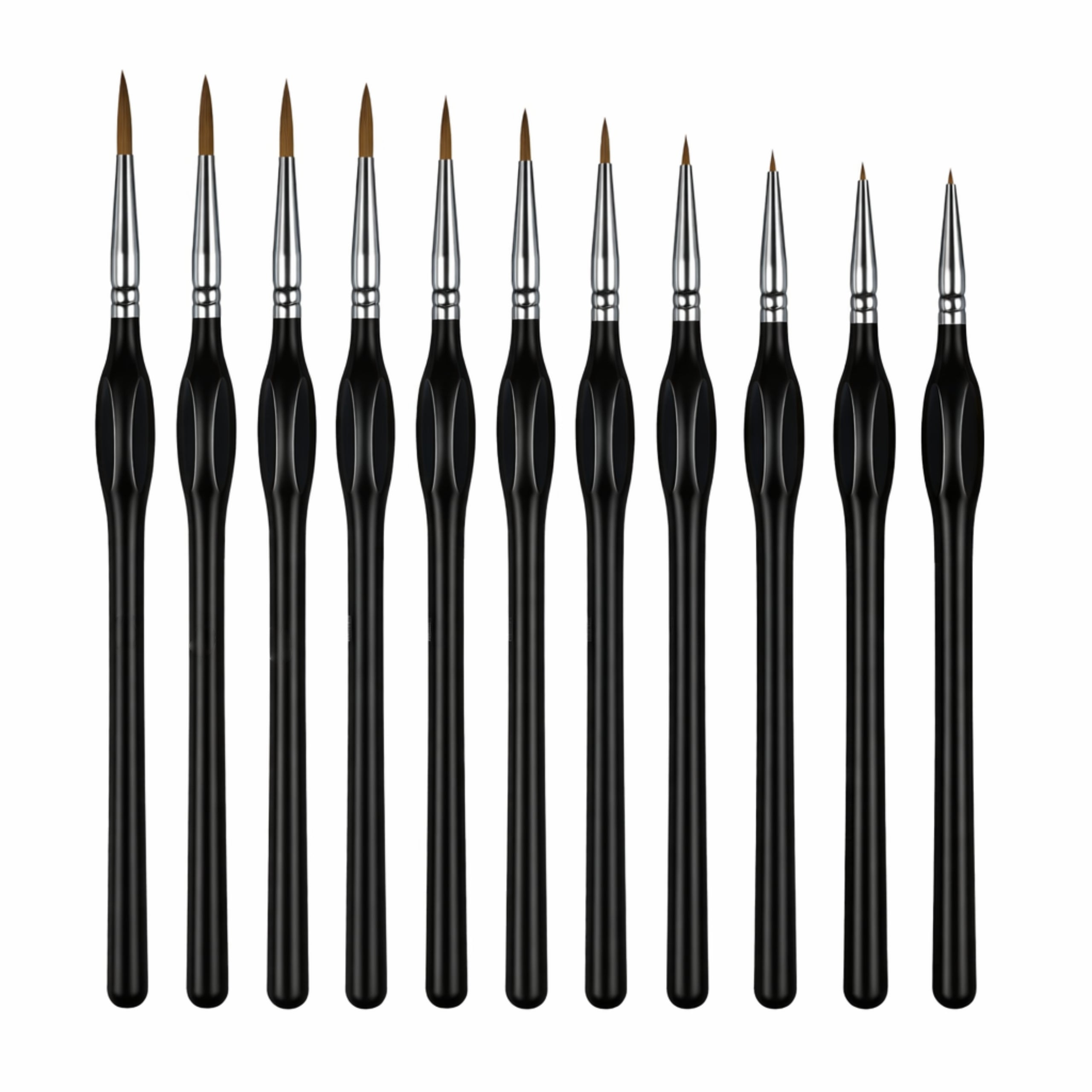 Zestaw pędzli modelarskich – 11 szt. do figurek i miniatur