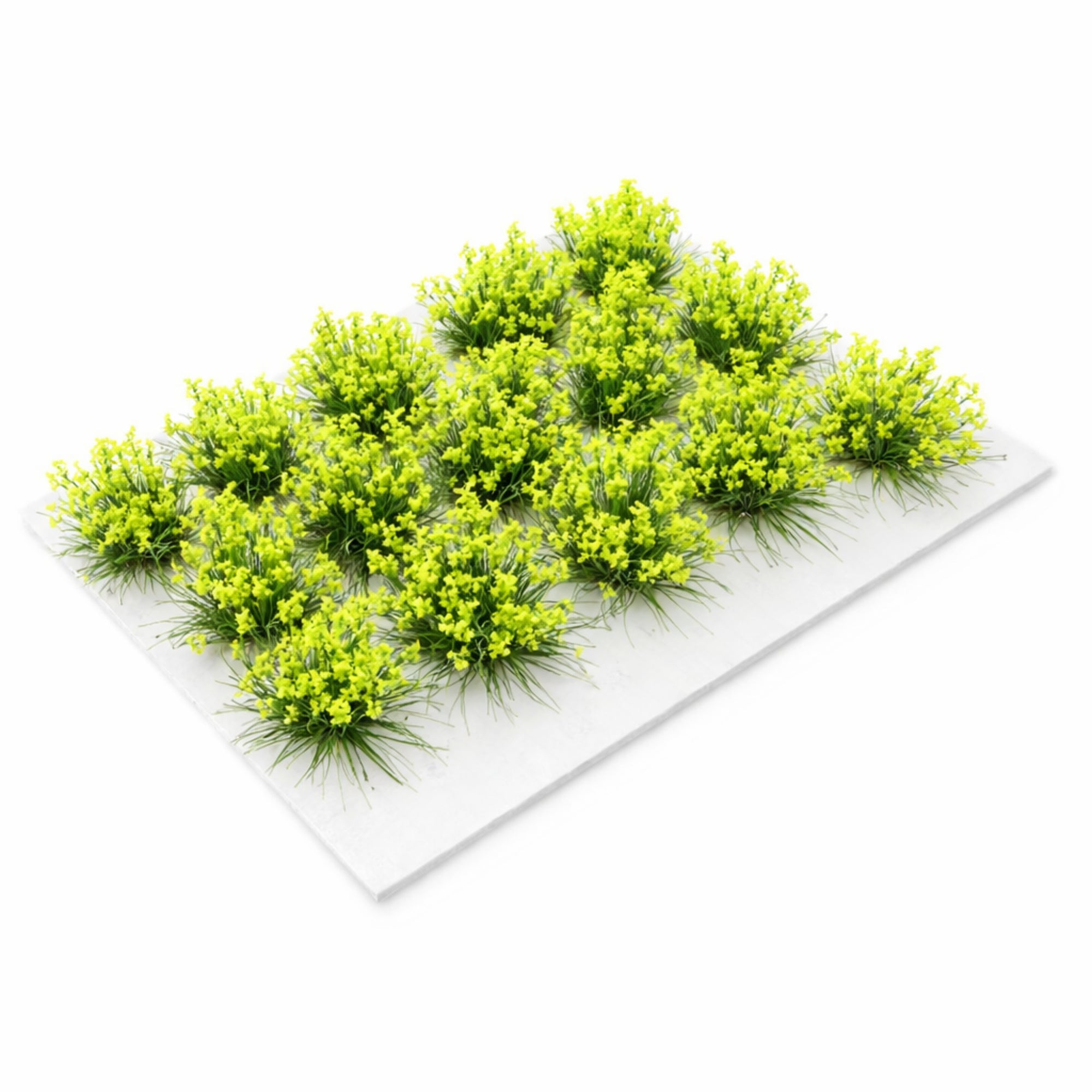 Kwiaty modelarskie 0,8–1 cm – 15 kępek do dioram i podstawek