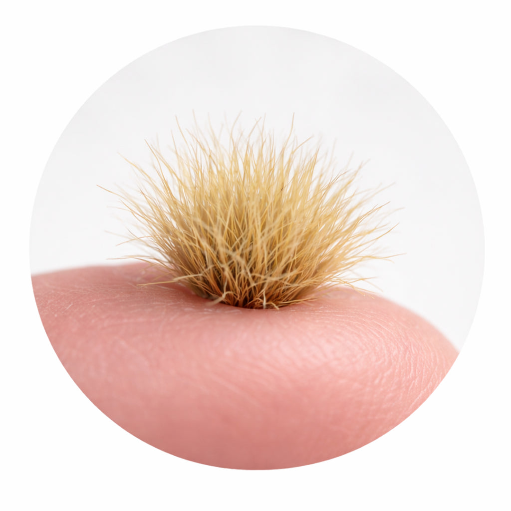 Kępki trawy modelarskiej ok. 0,5 cm – 91 szt. do dioram i podstawek